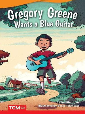 cover image of Gregory Greene Wants a Blue Guitar Read-Along eBook